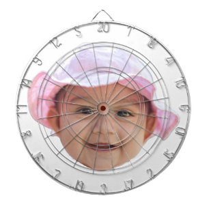 Benutzerdefiniertes Baby-Foto, Baby-Foto-Gesicht Dartscheibe