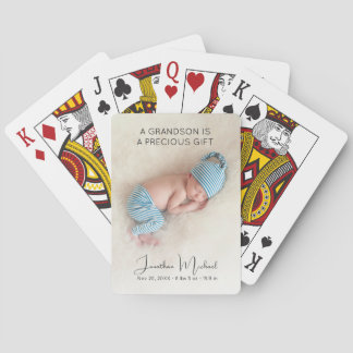 Benutzerdefiniertes Baby-Foto Spielkarten
