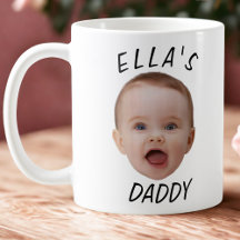 Benutzerdefiniertes Baby-Gesicht Foto Daddy-Gesche