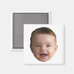Benutzerdefiniertes Babygesicht, lustige benutzerd Magnet