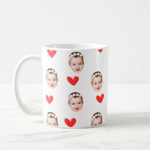 Benutzerdefiniertes Babygesicht Vatertag-Geschenk, Kaffeetasse