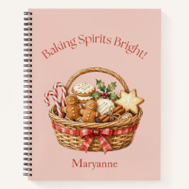 Benutzerdefiniertes Backen Spirits Bright Rezept N Notizbuch