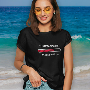 Benutzerdefiniertes Bar Geek Spaß T - Shirt