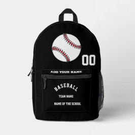 Benutzerdefiniertes Baseball-Backpack - Personalis Bedruckter Rucksack