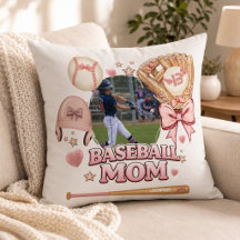 Benutzerdefiniertes Baseball-Mama-Foto Sport Stolz