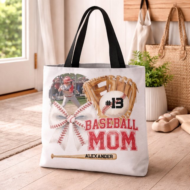 Benutzerdefiniertes Baseball-Mama-Name-Foto (Von Creator hochgeladen)