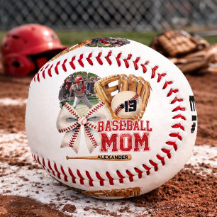 Benutzerdefiniertes Baseball-Mama-Photo-Name Baseball