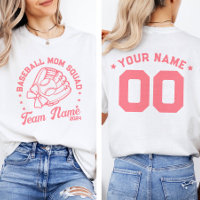 Benutzerdefiniertes Baseball-Mama-Quadrat mit Team