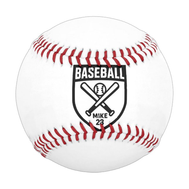 Benutzerdefiniertes Baseball-Schild-Logo Personali Baseball (Vorderseite)