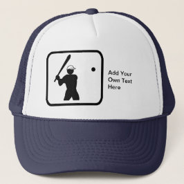 Benutzerdefiniertes Baseballer-Logo Truckerkappe
