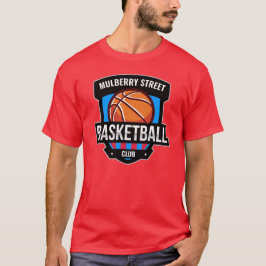 Benutzerdefiniertes Basketball-Logo T-Shirt