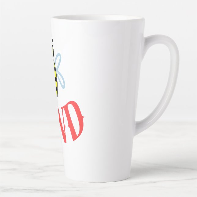 Benutzerdefiniertes Bee Kind Personalisiertes Gesc Milchtasse (Rechts)