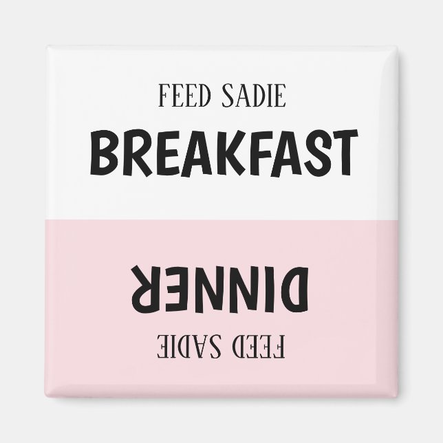 Benutzerdefiniertes Begleiter-Füttre-Tracker-Magne Magnet (Vorne)