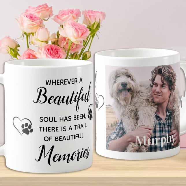 Benutzerdefiniertes Beileid für das Memorial Pet L Kaffeetasse (Von Creator hochgeladen)