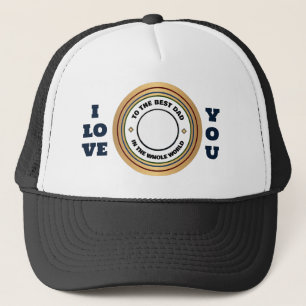 Benutzerdefiniertes Best Vater Pater Foto personal Truckerkappe