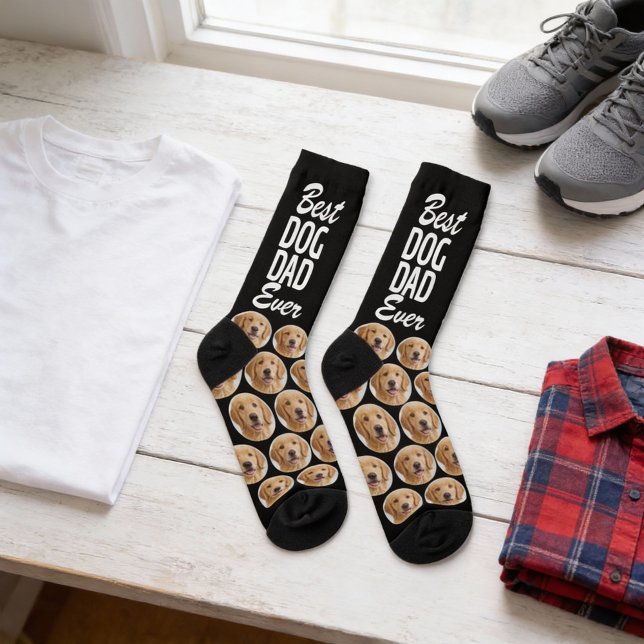 Benutzerdefiniertes BESTER HUNDEVATER Aller Zeiten Socken (Von Creator hochgeladen)