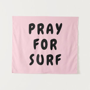 Benutzerdefiniertes Beten für Surfbanner Personali Wandteppich