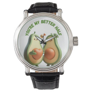 Benutzerdefiniertes Better Half Avocado Propose Da Armbanduhr