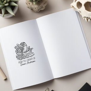Benutzerdefiniertes Bibliothekswesen Gummistempel