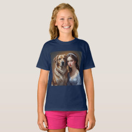 Benutzerdefiniertes Bild Hunde Liebhaber Navy T-Sh T-Shirt