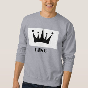 Benutzerdefiniertes Bild mit schwarzem Kronenbild  Sweatshirt
