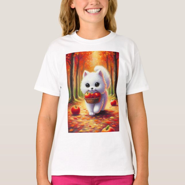 Benutzerdefiniertes Bild und Name: Ein Fluffy Frie T-Shirt (Vorderseite)