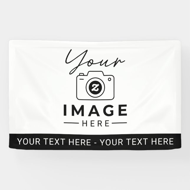 Benutzerdefiniertes Bild und Text Banner (Horizontal)