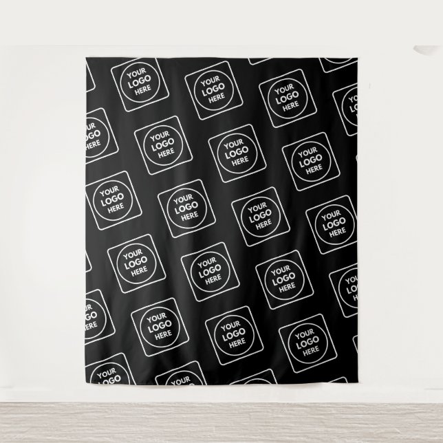 Benutzerdefiniertes Bildlogo oder Design-Wand-Bran Wandteppich (Vorderseite)