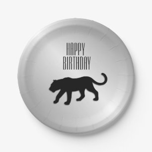 Benutzerdefiniertes Black Panther-Party Pappteller