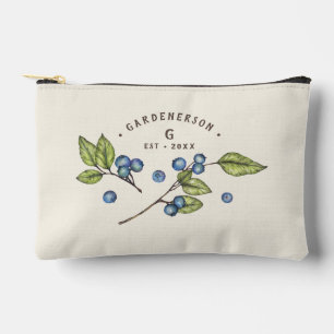 Benutzerdefiniertes Blaubeer-Hochzeitsdatum Zubehörtasche