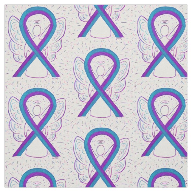 Benutzerdefiniertes Blauer und Lila Werbeband Stoff (Muster)