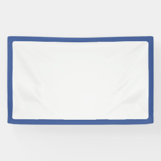 Benutzerdefiniertes blaues Rahmen Weißes Ereignisb Banner