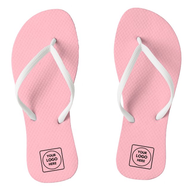 Benutzerdefiniertes Blindpinsellogo | Moderne Werb Flip Flops (Fußbett)