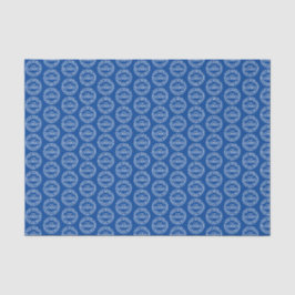 Benutzerdefiniertes Blue-Business-Logo Seidenpapier