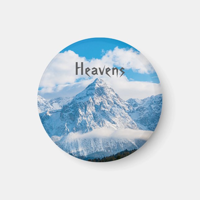 Benutzerdefiniertes Blue-Sky-Bild mit dem Namen "H Magnet (Vorne)
