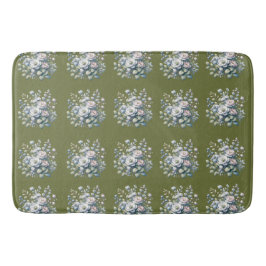 Benutzerdefiniertes Blumendesign Badematte
