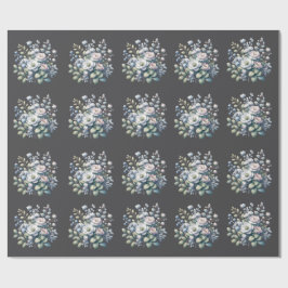 Benutzerdefiniertes Blumendesign Geschenkpapier