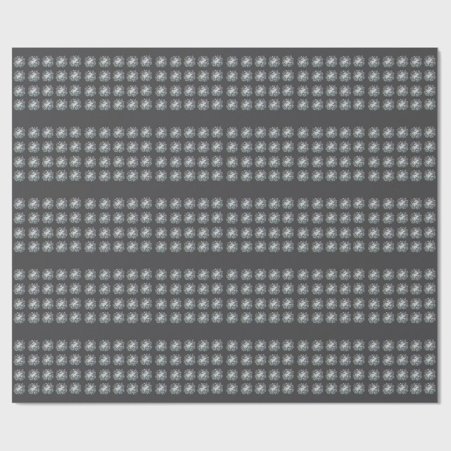 Benutzerdefiniertes Blumendesign  Geschenkpapier (Flach)
