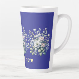 Benutzerdefiniertes Blumendesign Milchtasse