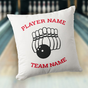 Benutzerdefiniertes Bowling-Team-Logo Sportbar-H Kissen