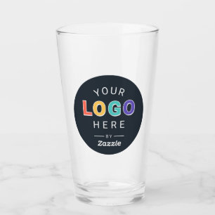 Benutzerdefiniertes Branding-Logo Geschäft Glas