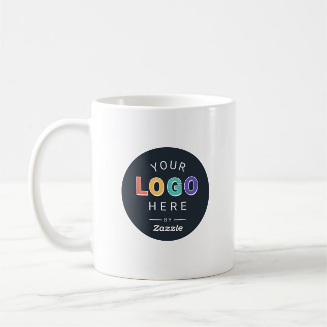 Benutzerdefiniertes Branding-Logo Geschäft Kaffeetasse (Links)