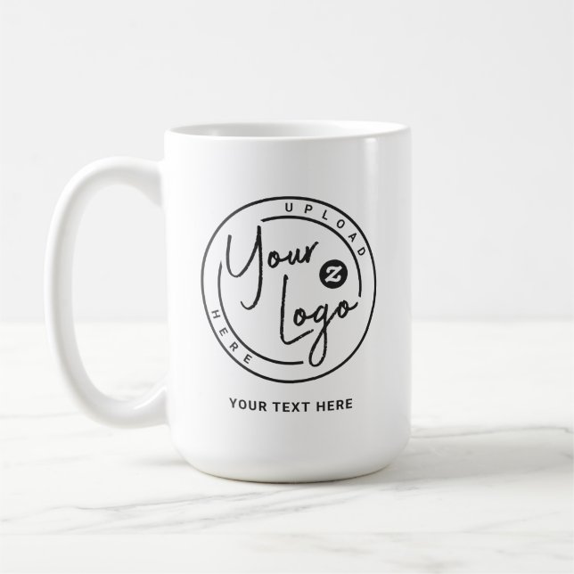 Benutzerdefiniertes Branding-Logo Geschäft Kaffeetasse (Links)