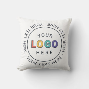 Benutzerdefiniertes Branding-Logo Geschäft Kissen