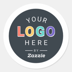 Benutzerdefiniertes Branding-Logo Geschäft Runder Aufkleber