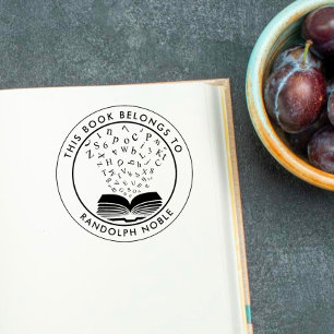 Benutzerdefiniertes Buch aus der Schriftbibliothek Permastempel