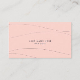 Benutzerdefiniertes Budget Moderne Abstrakt Wave B Begleitkarte