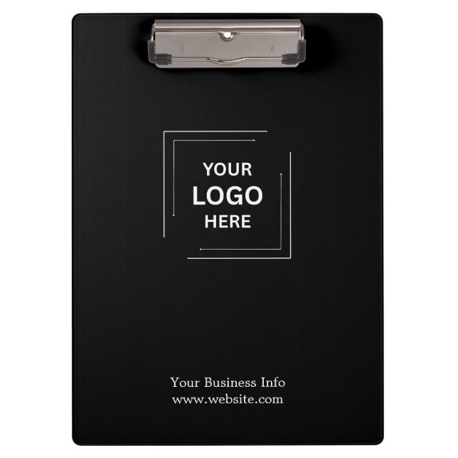 Benutzerdefiniertes Büro-Logo-Clipboart-Design Klemmbrett (Vorderseite)