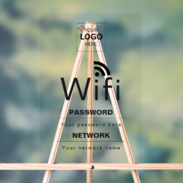 Benutzerdefiniertes Business-WiFi-Schild mit Ihrem Acrylschild