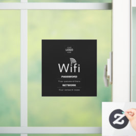 Benutzerdefiniertes Business-WiFi-Schild mit Ihrem Fensteraufkleber